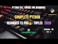 Session 55 Python Tuple Practical Part 02 Python Full Course For Beginners