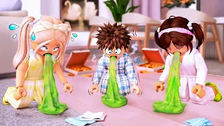 💥 Jolie & Friends THROW UP All Night from FOOD POISONING | Roblox Roleplay