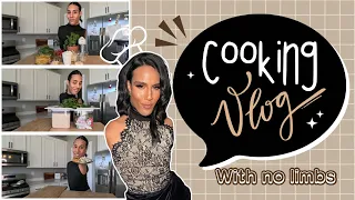 Cooking With No Limbs… Let’s Make Pasta Salad