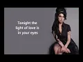 Amy Winehouse - Will you still love me tomorrow (with lyrics)