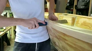 Building A Chameleon Sailing Dinghy | Sawing Her In Half – #4