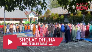 sholat dhuha anak sekolah dasar hari jumat 9 12 2022 