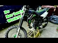 Klx140 Mods for stock Displacement Motor bbr rev box carb box