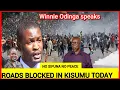 Lagu Total shutdown Kisumu! ODM supporters blocks roads chanting No sifuna no ODM, Winnie Odinga speaks