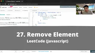 How to Solve 27 Remove Element on LeetCode - Javascript