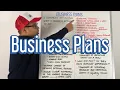 Business Plans