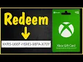 How to Redeem an Xbox Gift Card Code on Xbox One Xbox Series or on Website Microsoft Store