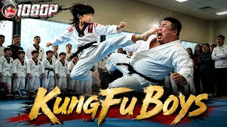 Lin Qiunan delivers a flying kick to the 200-pound coach ! 💪😎《龙拳小子》Kung Fu Boys Full Movie