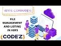 File Management and Listing in FS FS Commands Series