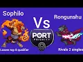 Lagu Rivals of Aether 2 Sophilo (Zetterburn) VS Rongunshu (Clairen) Losers top 8 qualifier port priority