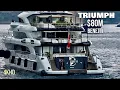 Download Lagu RAINY ARRIVAL AND DOCKING of $80Million Superyacht TRIUMPH  by Benetti in Monaco MC