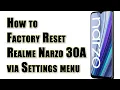 Lagu How to Factory Reset Realme Narzo 30a | Erase All User Data