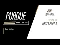 Data Mining 05 - Unit 1 Part 4 Purdue University