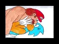 so i picked that sonic and mario gif and put buttercup playing in the background