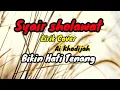 Syair Sholawat - Lirik Cover Ai Khodijah