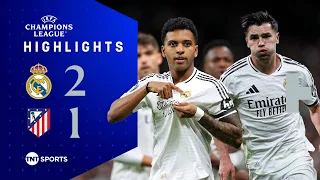 Real Prevail In The First Leg 🤍 | Real Madrid 2-1 Atletico Madrid | UEFA Champions League Highlights