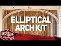 Installing a Prefab Elliptical Arch doorway kit