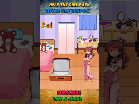 Help the girl pack before time runs out..#viral #games #viralvideo #trendingshorts