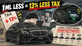 Why Mercedes Built a 2.999L Engine Instead of 3.0L.#car #driving #automobile