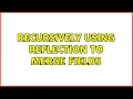 Recursively using reflection to merge fields