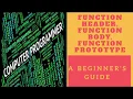 21 Function Header Function Body Function Prototype