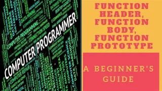 21 Function Header Function Body Function Prototype