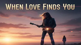 when love finds you emotional rock ballad inspired by van halen powerful 80s love song