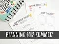 Planning For Summer with Free Printables