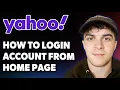 How to Login Yahoo Mail Account From Yahoo Home Page Yahoo Mail Tutorial 2025 Full Guide