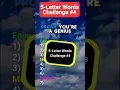 5 Letter Words - Challenge