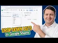 How to Create a Drop-Down List in Google Sheets Excel Step-by-Step