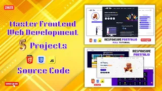 Build 5 Real World Projects Full Frontend Projects HTML CSS JAVASCRIPT Tutorial