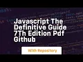 javascript the definitive guide 7th edition pdf github