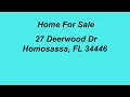 27 Deerwood Dr Homosassa FL 34446