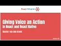 Giving voice an action in React and React Native - WOUTER VAN DEN BROEK