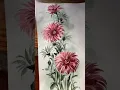 Download Lagu Let’s paint dahlias together🎨✨.              #watercolorpainting #flowerpaintings #flowers #dahlia
