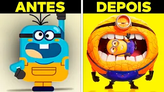 A HISTÓRIA e EVOLUÇÃO dos MINIONS em Filmes e TV! (1950-2025)