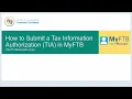 How to Submit a TIA in MyFTB Rep