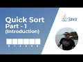 Quick Sort Algorithm in Java - Part 1 Animation Conceptual Overview Sorting Algorithms
