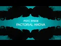 Factorial ANOVA UGA Statistics