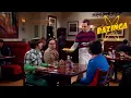 Sheldon works with Penny at the cheesecake factory - The Big Bang Theory