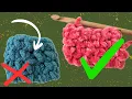 Invisible Decrease Crochet Stitch for Beginners CHUNKY YARN TUTORIAL