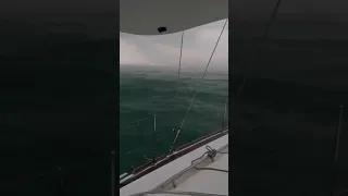 Sailing into the HEART of a Storm! ⛈️ #shorts