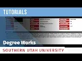 SUU Degree Works Tutorial