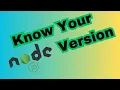 How To Check Node Version in Windows Easy
