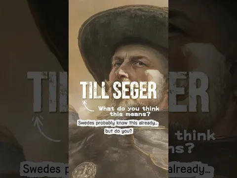 Did you know what “Till Seger” means? 🤔 Well, now you do! 😉