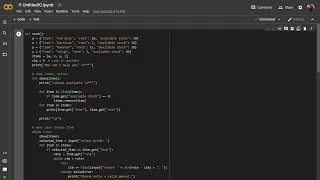 Vending machine python code