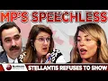 Lagu Room Goes Dead Quiet When Stellantis Skips Hearing \u0026 MP's Stumble Onto Government Contract Disaster
