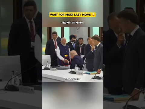 🔥 Everyone Stood for Trump... Then Trump Stood for Modi 😳