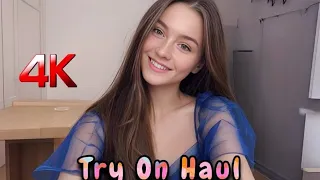 4K Blue Mesh Lingerie Dress Try On Haul Transparent Micro Bikini Try On Haul Summer Fashion 2025  4K Blue Mesh Lingerie Dress Try On Haul Transparent Micro Bikini Try On Haul Summer Fashion 2025